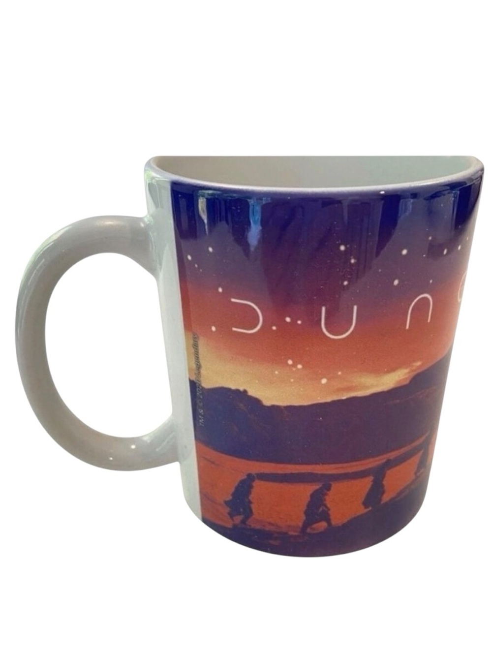 Dune Sci-Fi Movie Mug collectible Desert Scene Artwork New in original box NWT
